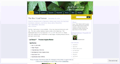 Desktop Screenshot of leafsensor.wordpress.com