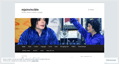 Desktop Screenshot of mjsinvincible.wordpress.com