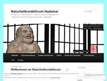 Tablet Screenshot of naturheilkundeforum.wordpress.com