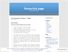 Tablet Screenshot of fansaviola.wordpress.com