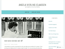 Tablet Screenshot of angelavc.wordpress.com