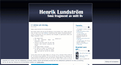 Desktop Screenshot of hlundstrom.wordpress.com