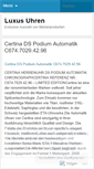 Mobile Screenshot of luxusuhren.wordpress.com