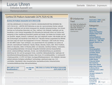 Tablet Screenshot of luxusuhren.wordpress.com