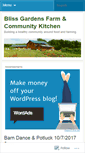 Mobile Screenshot of blissgardens.wordpress.com