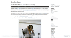 Desktop Screenshot of brendonbussy.wordpress.com