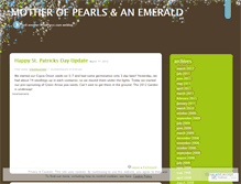 Tablet Screenshot of motherofpearls.wordpress.com