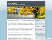 Tablet Screenshot of bardomalhado.wordpress.com