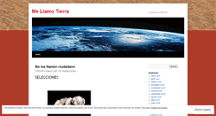 Desktop Screenshot of mellamotierra.wordpress.com