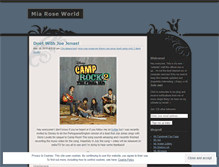 Tablet Screenshot of miaroseworld.wordpress.com