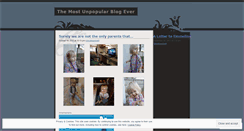 Desktop Screenshot of mostpopularunpopular.wordpress.com