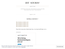 Tablet Screenshot of ditsouris.wordpress.com