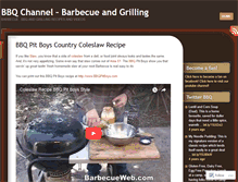 Tablet Screenshot of bbqchannel.wordpress.com