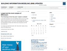 Tablet Screenshot of bimupdates.wordpress.com