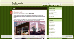 Desktop Screenshot of foodiepedia.wordpress.com