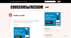 Desktop Screenshot of couscousandfreedom.wordpress.com