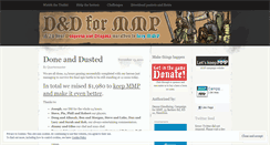 Desktop Screenshot of dndformmp.wordpress.com