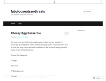 Tablet Screenshot of fabulouseatsandtreats.wordpress.com