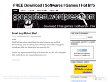 Tablet Screenshot of gonggoitem.wordpress.com