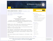 Tablet Screenshot of hrmindanao.wordpress.com