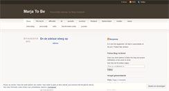 Desktop Screenshot of marjatobe.wordpress.com