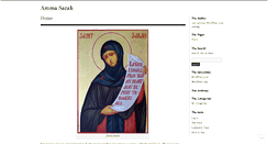 Desktop Screenshot of ammasarah.wordpress.com