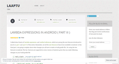 Desktop Screenshot of laaptu.wordpress.com