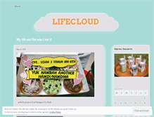 Tablet Screenshot of lifecloud.wordpress.com