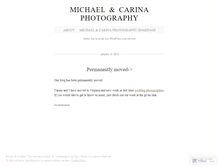 Tablet Screenshot of michaelandcarina.wordpress.com