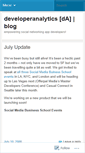 Mobile Screenshot of developeranalytics.wordpress.com