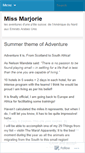 Mobile Screenshot of missmarjorie.wordpress.com