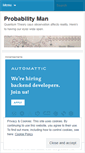 Mobile Screenshot of probabilityman.wordpress.com