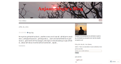 Desktop Screenshot of anjaanrahgir.wordpress.com