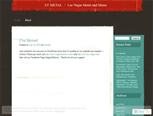 Tablet Screenshot of lvmetal.wordpress.com