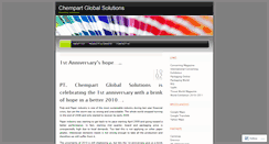 Desktop Screenshot of chempart.wordpress.com
