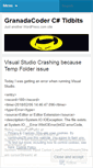 Mobile Screenshot of granadacoder.wordpress.com