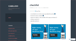 Desktop Screenshot of cabeludo.wordpress.com
