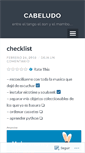 Mobile Screenshot of cabeludo.wordpress.com
