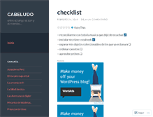 Tablet Screenshot of cabeludo.wordpress.com