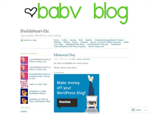 Tablet Screenshot of buildabearvillepawsomeblog.wordpress.com