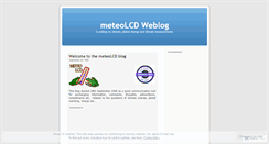 Desktop Screenshot of meteolcd.wordpress.com