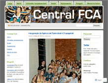 Tablet Screenshot of centralfca.wordpress.com
