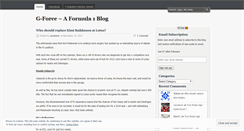 Desktop Screenshot of gforcef1.wordpress.com