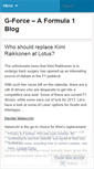 Mobile Screenshot of gforcef1.wordpress.com