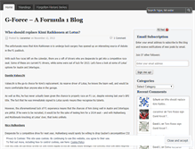 Tablet Screenshot of gforcef1.wordpress.com