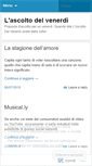 Mobile Screenshot of lascoltodelvenerdi.wordpress.com