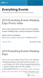 Mobile Screenshot of everythingevents.wordpress.com