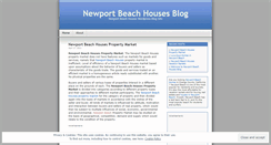 Desktop Screenshot of newportbeachhousesland.wordpress.com