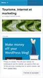 Mobile Screenshot of etourisme.wordpress.com