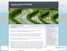 Tablet Screenshot of etourisme.wordpress.com